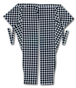 股引江戸一注染くぎぬき（黒／くぎぬき）