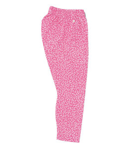 ゴム股引江戸一柄ピンク松葉