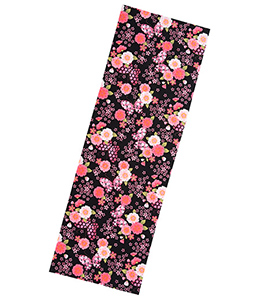 プリント生地　花蝶桜