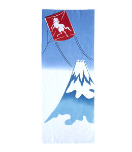 手拭　干支　富士馬凧（干支）