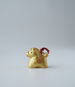 彩耀招福寿々午（金福土鈴）