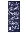 手拭注染　干支　午と桜 紺 干支